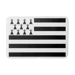 Patriotic Brittany Flag Bath Mat