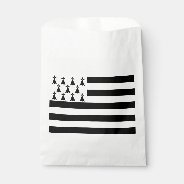 Patriotic Brittany Flag Favour Bag (Front)