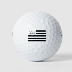 Patriotic Brittany Flag Golf Balls