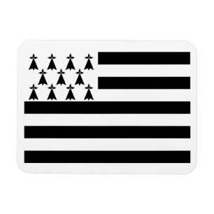 Patriotic Brittany Flag Magnet