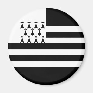 Patriotic Brittany Flag Magnet