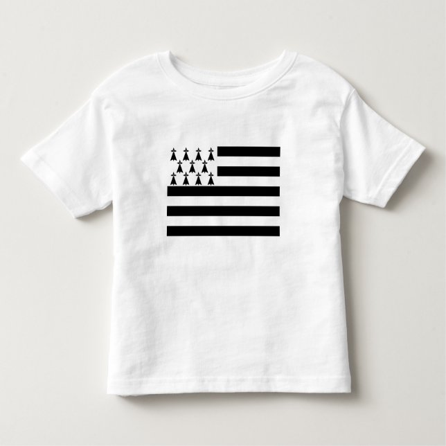 Patriotic Brittany Flag Toddler T-Shirt (Front)