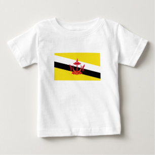 Patriotic Brunei Flag Baby T-Shirt