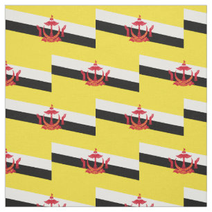 Patriotic Brunei Flag Fabric