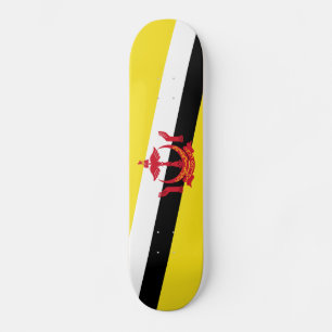 Patriotic Brunei Flag Skateboard