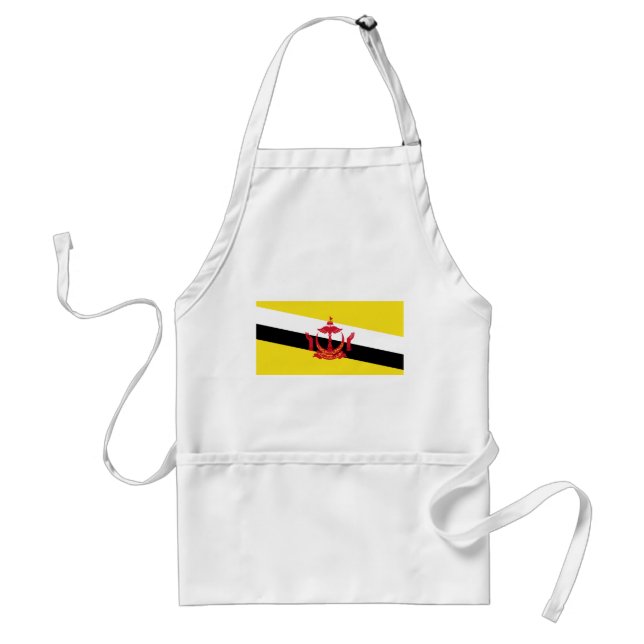 Patriotic Brunei Flag Standard Apron (Front)