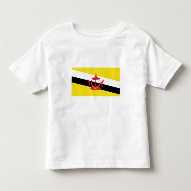 Patriotic Brunei Flag Toddler T-Shirt (Front)