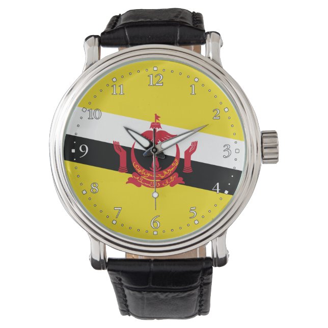 Patriotic Brunei Flag Watch (Front)