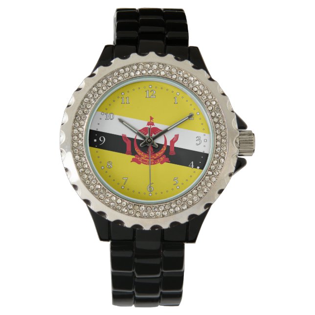 Patriotic Brunei Flag Watch (Front)