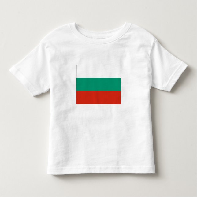 Patriotic Bulgarian Flag Toddler T-Shirt (Front)