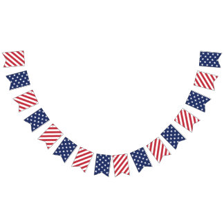 Patriotic Bunting Flags - US Flag