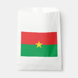 Patriotic Burkina Faso Flag Favour Bag