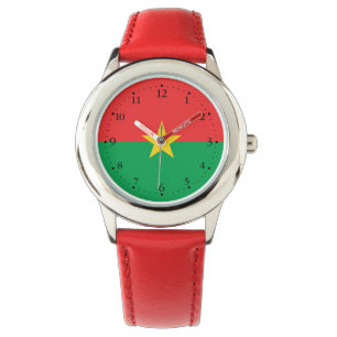 Patriotic Burkina Faso Flag Watch