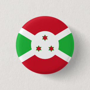 Patriotic Burundi Flag 3 Cm Round Badge