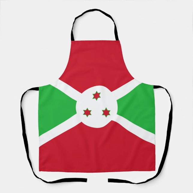 Patriotic Burundi Flag Apron (Front)