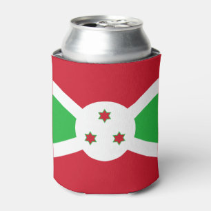 Patriotic Burundi Flag Can Cooler