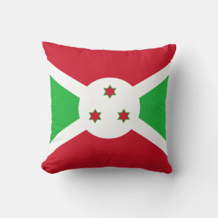 Patriotic Burundi Flag Cushion