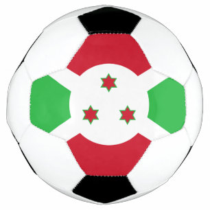 Patriotic Burundi Flag Soccer Ball