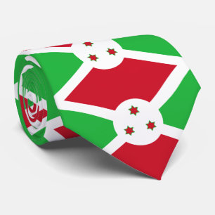Patriotic Burundi Flag Tie