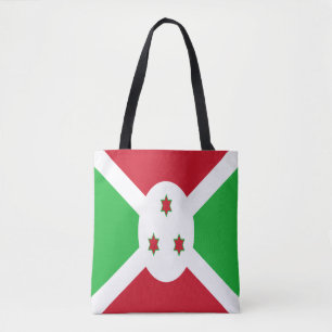 Patriotic Burundi Flag Tote Bag