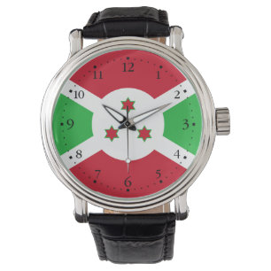 Patriotic Burundi Flag Watch