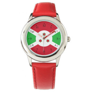 Patriotic Burundi Flag Watch