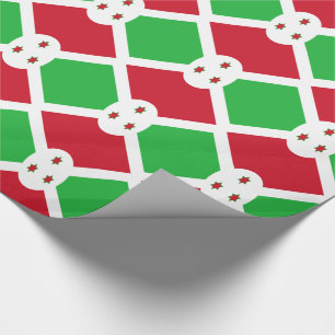 Patriotic Burundi Flag Wrapping Paper