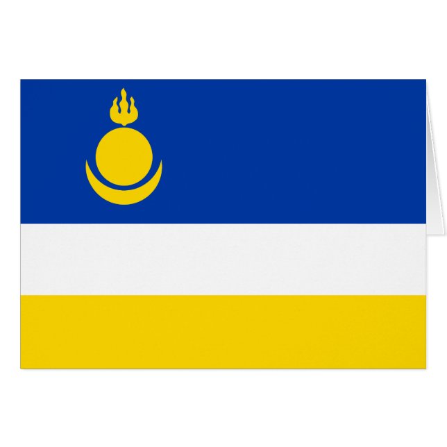 Patriotic Buryatia Flag (Front Horizontal)