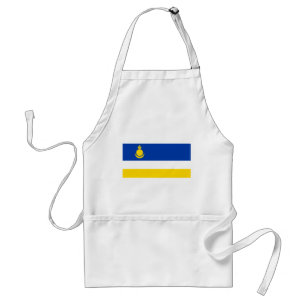 Patriotic Buryatia Flag Standard Apron