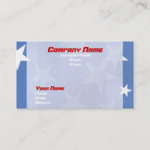 Patriotic Business Card