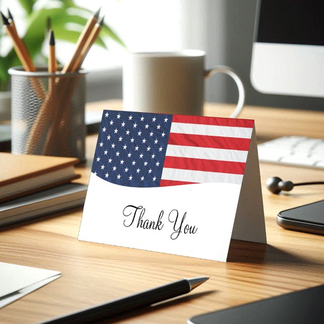Patriotic Business Thank You Cards (Creator Uploaded)