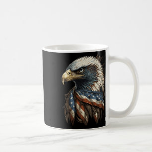 Patriotic Byld Eagle 4th Of July Men Usa American  Coffee Mug