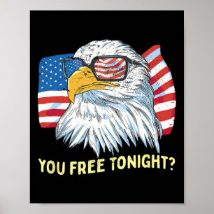 Patriotic Byld Eagle America Independence Day 4th Poster
