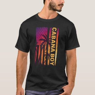 Patriotic Cabana Boy Us American Flag T-Shirt