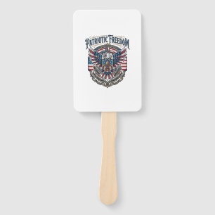 Patriotic Cajun Pride Vector Graphic Tee_1 Hand Fan