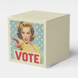 Patriotic Call to Action: Vote! Favour Box