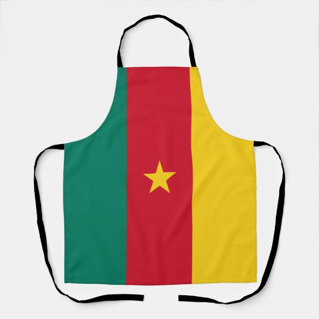 Patriotic Cameroon Flag Apron (Front)
