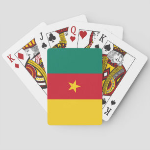 Patriotic Cameroon Flag Playing Cards