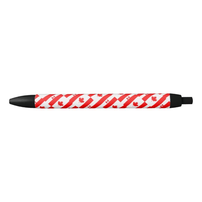 Patriotic Canada Flag   Black Ink Pen (Front)