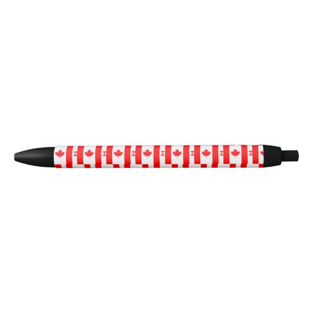  Patriotic Canada Flag   Black Ink Pen (Front)
