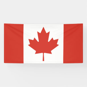 Patriotic Canadian Flag Banner