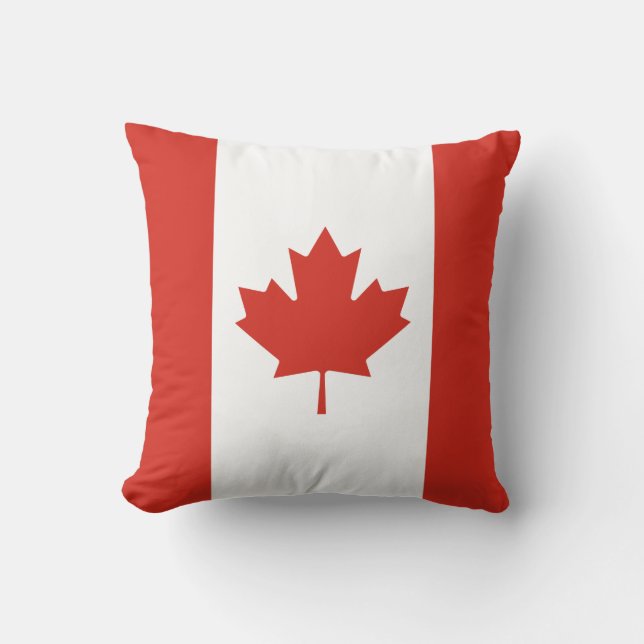 Patriotic Canadian Flag Cushion (Front)