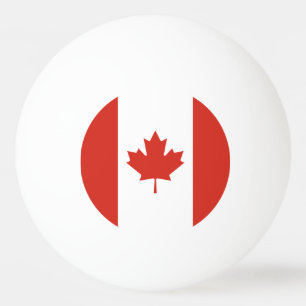Patriotic Canadian Flag Ping Pong Ball