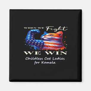 Patriotic Cat Magnet