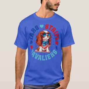 Patriotic Cavalier King Charles Spaniel Dog For 4t T-Shirt