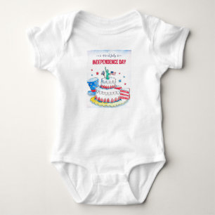 Patriotic Celebration Baby Bodysuit