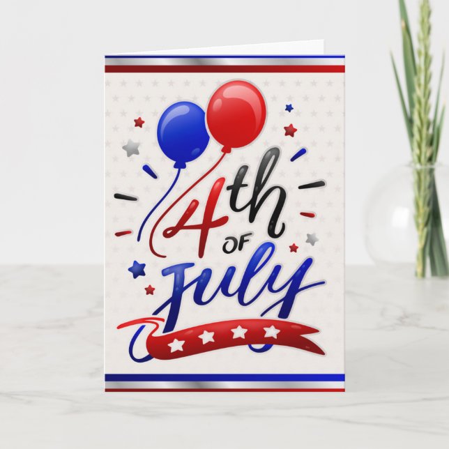 Patriotic Celebration Card (Front)
