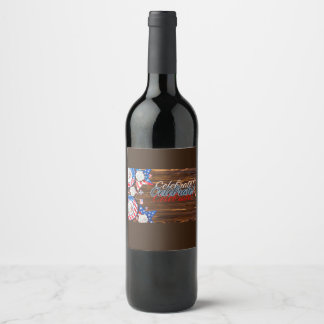 Patriotic Celebration Wine Label