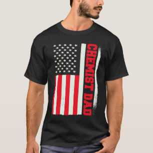 Patriotic Chemistry Lab Science Chemical Chemist D T-Shirt