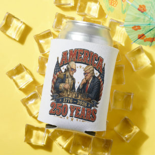Patriotic Chess 250 Can Cooler